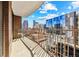 Balcony view featuring an eye-level perspective of the downtown cityscape at 1020 15Th St # 13K, Denver, CO 80202