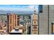 Stunning city view featuring iconic buildings and breathtaking mountain range backdrop at 1020 15Th St # 13K, Denver, CO 80202