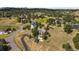 Aerial view of mountain home in a desirable neighborhood at 386 Monte Vista Rd, Golden, CO 80401