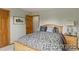 Cozy bedroom features wood furnishings and neutral decor at 386 Monte Vista Rd, Golden, CO 80401
