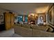 Comfortable living room with a brick fireplace and natural light at 386 Monte Vista Rd, Golden, CO 80401