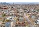 Aerial view of the neighborhood showcasing the property and surrounding streets at 3932 Tejon St, Denver, CO 80211