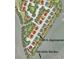 Community site plan shows housing lots near the 13th Hole Tee Box, providing scenic golf course views at 1286 S Algonquian St, Aurora, CO 80018