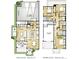 Detailed two-story floor plan showcases open living spaces, a two-car garage, and a private primary suite at 1286 S Algonquian St, Aurora, CO 80018