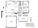 Detailed floor plan showing layout of rooms, including bedrooms, living areas, and garage at 2370 S Meade St, Denver, CO 80219