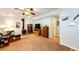 Cozy basement room with vintage fireplace, warm lighting, and neutral colored walls creating a relaxing atmosphere at 862 Centennial Way, Bennett, CO 80102