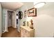 Inviting entryway with charming decor elements, showcasing a stylish and welcoming ambiance at 862 Centennial Way, Bennett, CO 80102
