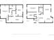 Detailed floor plan showcasing the layout of the home with room dimensions on two floors at 862 Centennial Way, Bennett, CO 80102