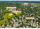 Enjoy easy access to schools, parks and Main Street in this aerial neighborhood view at 202 Hoover Ave, Louisville, CO 80027
