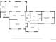 Detailed floor plan showcasing the layout of the entire home, including the living spaces and bedrooms at 2445 Vance St, Lakewood, CO 80214