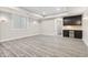 Open basement with a kitchenette, recessed lighting and hard surface floors at 2330 N Emerson St, Denver, CO 80205