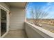 Balcony with beautiful mountain views at 10149 W 55Th Dr # 101, Arvada, CO 80002