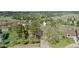 Scenic aerial view of the neighborhood, highlighting the lush greenery and the home's picturesque setting at 8746 Sunridge Hollow Rd, Parker, CO 80134