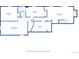 Basement floor plan showing recreation room, bedrooms, bathroom, utility room, and stairs at 8746 Sunridge Hollow Rd, Parker, CO 80134