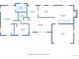 Detailed floor plan layout of a home, displaying room dimensions and overall design at 8746 Sunridge Hollow Rd, Parker, CO 80134