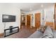 Comfortable living area with view of bedrooms, bathrooms, and stairs at 72 Overlook Ct, Idaho Springs, CO 80452