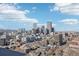 Stunning panoramic view of the Denver city skyline at 550 E 12Th Ave # 509, Denver, CO 80203