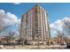 High rise building exterior, located in a residential area at 550 E 12Th Ave # 509, Denver, CO 80203