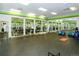Well-lit fitness center with mirrored walls, weightlifting machines, and exercise balls at 1301 Speer Blvd # 1108, Denver, CO 80204