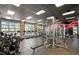 Contemporary fitness center featuring treadmills, weights, and exercise equipment at 1301 Speer Blvd # 1108, Denver, CO 80204