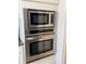 Stainless steel microwave and oven combo at 21561 E 48Th Pl, Denver, CO 80249