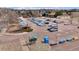 Wide parking lot view next to Meadow View Elementary, with designated parking spots at 3129 Open Sky Way, Castle Rock, CO 80109