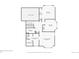 Upstairs floor plan showing the primary bedroom, bathroom, and closets at 5209 S Zeno Way, Aurora, CO 80015