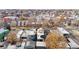 Aerial view of a neighborhood with modern and traditional homes at 3444 Mariposa St, Denver, CO 80211