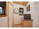 Small laundry area with countertop and microwave at 20958 Taos Rd, Indian Hills, CO 80454