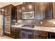 Gourmet kitchen boasting granite countertops, stainless steel appliances, and a stylish backsplash at 3367 New Haven Cir, Castle Rock, CO 80109