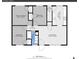 Detailed floorplan showcasing layout with primary bedroom, bedrooms, living room, kitchen, and bathroom dimensions at 1281 Myrtle St, Brighton, CO 80601