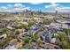 Panoramic aerial view of the city skyline showcasing the neighborhood and surrounding landscape at 1832 W 33Rd Ave, Denver, CO 80211