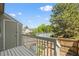 This deck overlooks a tennis court at 18171 E Arizona Ave # B, Aurora, CO 80017