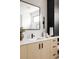 Contemporary bathroom with a single sink and sleek cabinetry at 3120 Braun Ct, Golden, CO 80401