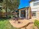 Backyard patio with seating area at 1866 W Davies Ave, Littleton, CO 80120