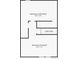 Floor plan of basement, showing unfinished and finished areas and dimensions at 155 Paris Cir, Aurora, CO 80011
