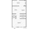 Floor plan featuring living room, kitchen, eating area, mud room and bathroom at 155 Paris Cir, Aurora, CO 80011