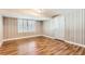 Cozy room with hardwood floors, natural light, and white door for a bright, inviting atmosphere at 6731 S Kearney Ct, Centennial, CO 80112