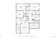 Second floor plan showcasing four bedrooms, two bathrooms, and a laundry room at 2549 Loon Cir, Castle Rock, CO 80104