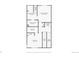 Floor plan showcasing layout of the house, including bedrooms and bathrooms at 15878 E Broncos Pl, Englewood, CO 80112