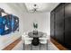 Elegant dining room with a modern table and chairs at 1804 Little Raven St, Denver, CO 80202