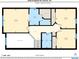 Floor plan of the second floor with primary bedroom, hallway, and two bedrooms at 2195 S Espana St, Aurora, CO 80013