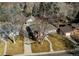 Aerial view of the house showcasing its layout and surrounding neighborhood at 2061 E Floyd Ave, Englewood, CO 80113