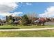 Community park featuring public art and nearby apartments at 2061 E Floyd Ave, Englewood, CO 80113