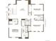 Second floor plan featuring a loft, three bedrooms, including the owner's suite, and a convenient laundry room at 8295 Snake River St, Littleton, CO 80125