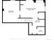 Basement floorplan featuring a bedroom, recreation room, wet bar, and bath at 21851 Omaha Ave, Parker, CO 80138