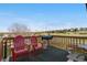 Outdoor deck with chairs and a grill, perfect for relaxing and enjoying the neighborhood view at 21851 Omaha Ave, Parker, CO 80138