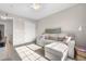 Bright room with a comfy couch, large window, and a ceiling fan at 21851 Omaha Ave, Parker, CO 80138