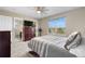 Bright main bedroom with closet and ensuite bathroom and view at 21851 Omaha Ave, Parker, CO 80138