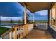 Covered porch overlooking open field and landscaping at 6309 N Hanover St, Denver, CO 80238